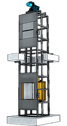 Малый грузовой лифт  - МогилёвЛифтМаш : цена, характеристики, описание, фото.